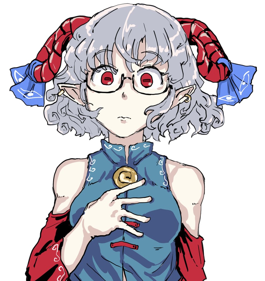 toutetsu yuuma (touhou) drawn by jun'rei_(jun'rei_kyou)