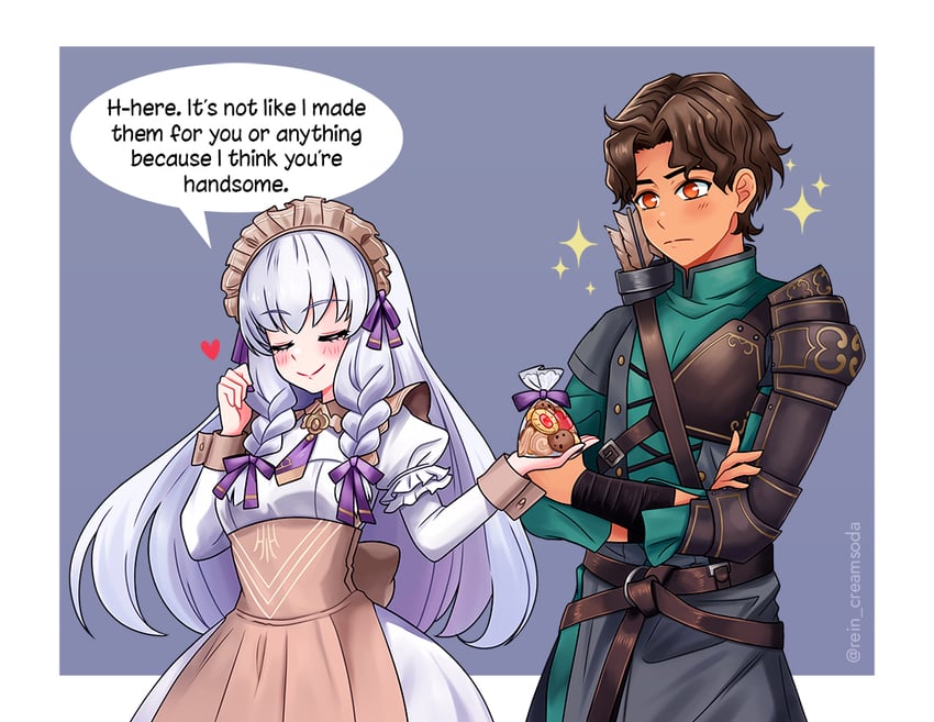 lysithea von ordelia and cyril (fire emblem and 2 more) drawn by rein_creamsoda