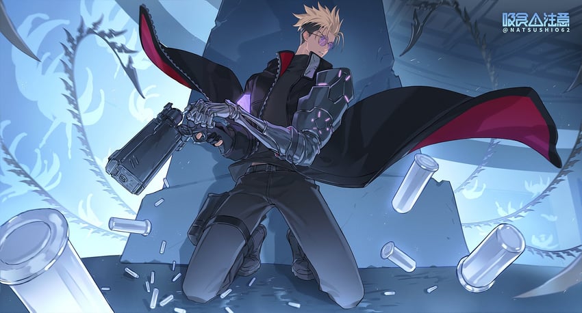 vash the stampede (trigun and 1 more) drawn by natsushio_(x2i2a)