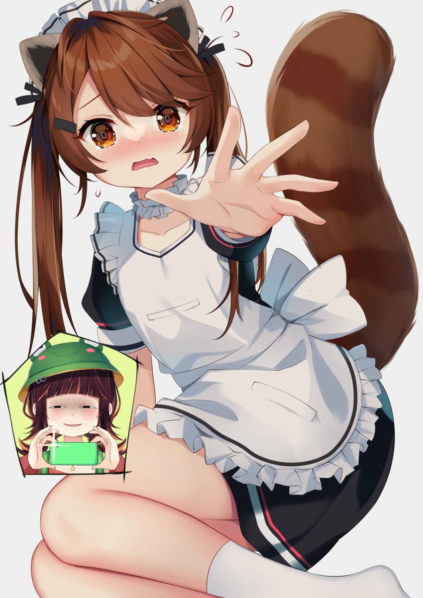 keroro suika and koguma keiya (yumelive) drawn by ikazu401