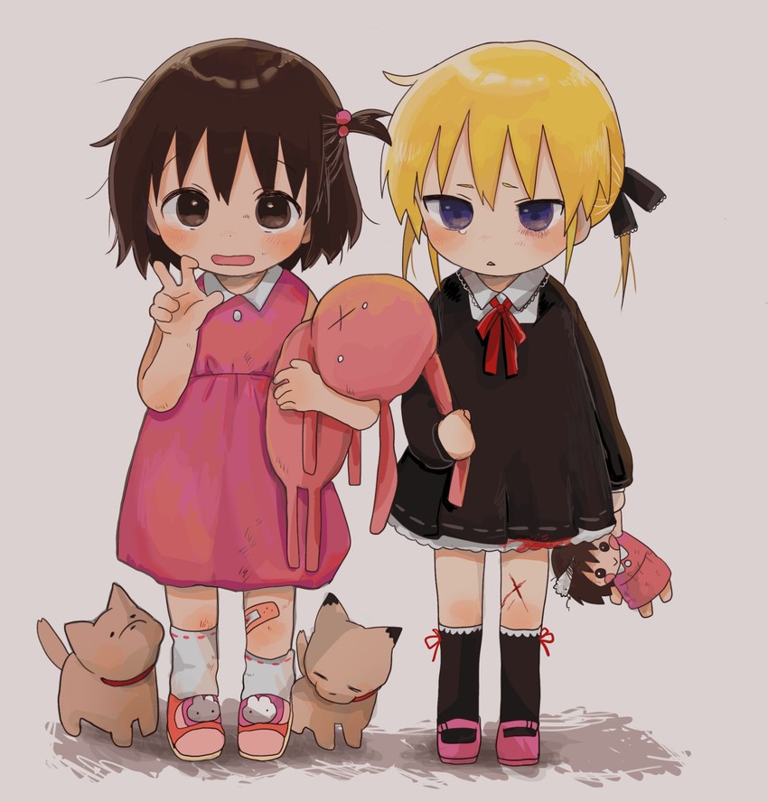 sonya and oribe yasuna (kill me baby) drawn by yasashii_naizou