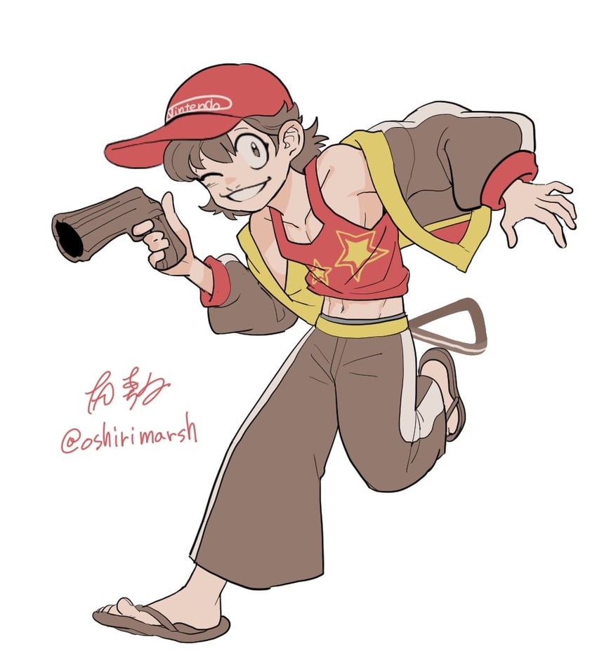 diddy kong (nintendo and 2 more) drawn by dancho_no_mori