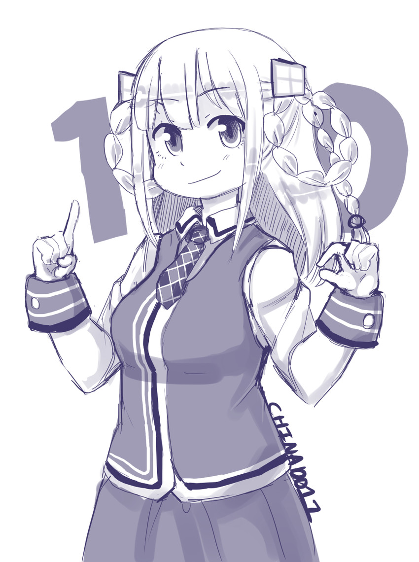 madobe tooko (os-tan and 2 more) drawn by chinad011