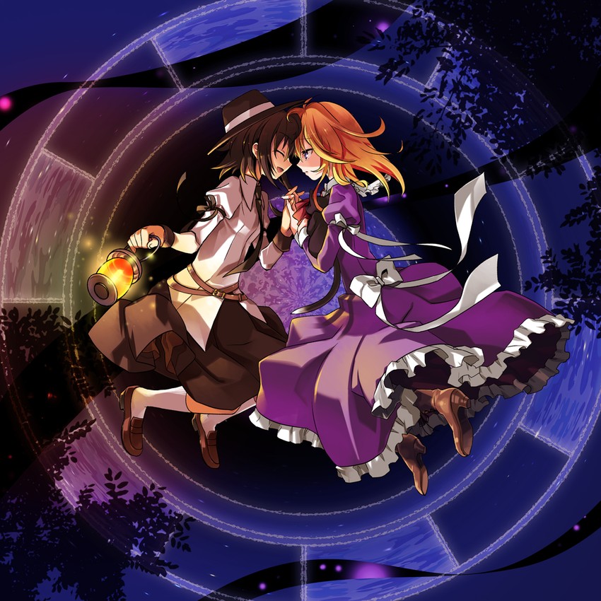usami renko and maribel hearn (touhou and 1 more) drawn by negi_(ulog'be)