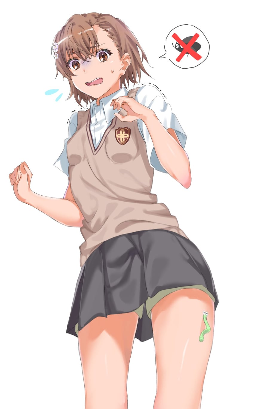 misaka mikoto (toaru majutsu no index and 1 more) drawn by sioo_1029