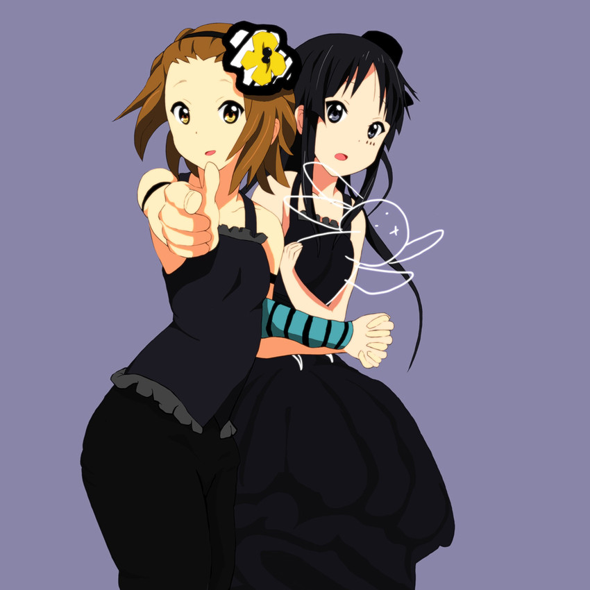 akiyama mio and tainaka ritsu (k-on!) drawn by kaiman