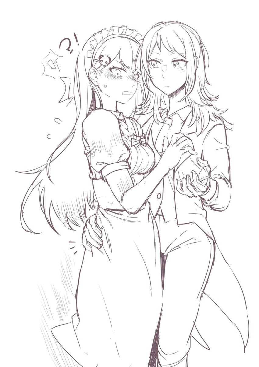 shiina taki and yahata umiri (bang dream! and 1 more) drawn by xbox_ox