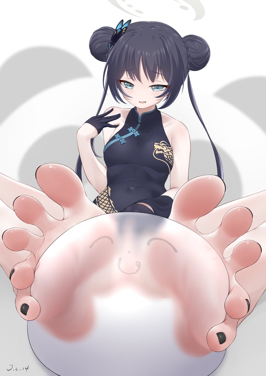 sensei, doodle sensei, and kisaki (blue archive) drawn by j.c.14