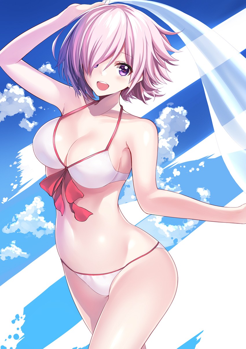 mash kyrielight (fate and 1 more) drawn by nagiha_kuten