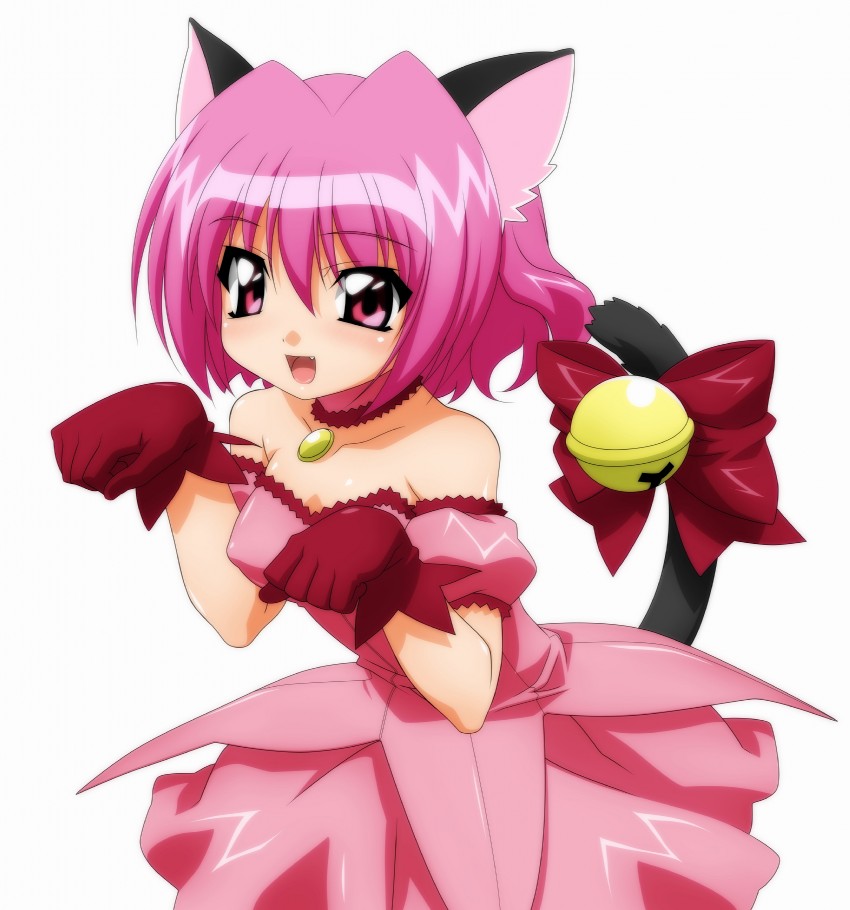 momomiya ichigo and mew ichigo (tokyo mew mew) drawn by sugimura_tomokazu