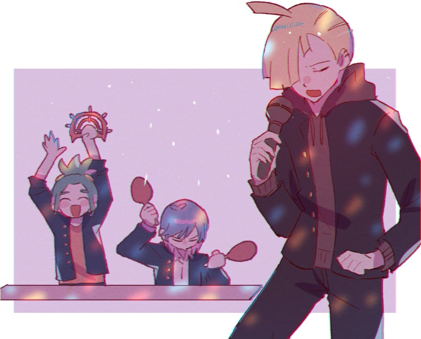 gladion and hau (pokemon and 1 more) drawn by kuritiizu