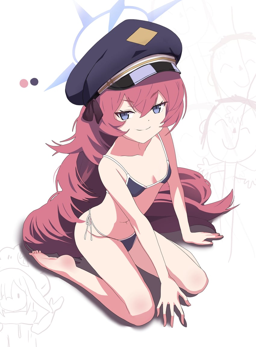sensei, doodle sensei, iroha, and tsukuyo (blue archive) drawn by akira_(aristole)