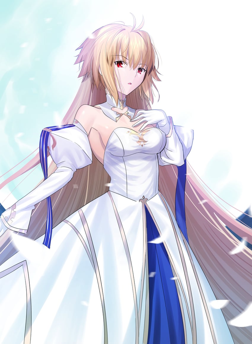 arcueid brunestud and archetype earth (tsukihime) drawn by longdq3008