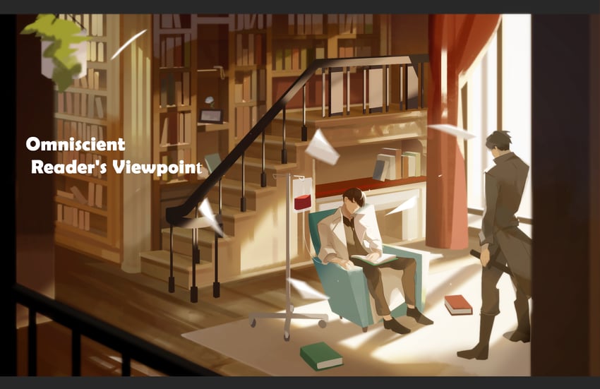 kim dokja and yoo joonghyuk (omniscient reader's viewpoint) drawn by kettyj