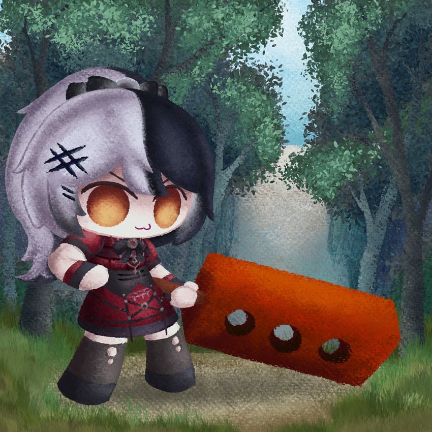 shiori novella (hololive and 1 more) drawn by pyrothepyre