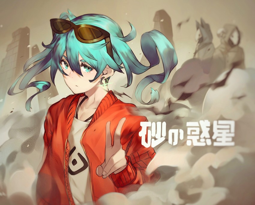hatsune miku (vocaloid and 1 more) drawn by yoshihiro_(yoshihiro12190)