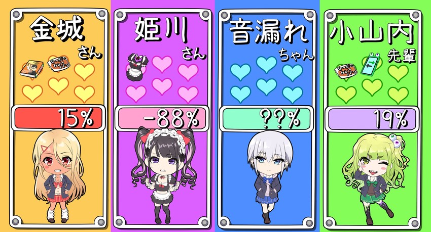 osanai, kinjyou, otomore, and himekawa (original and 2 more) drawn by shashaki