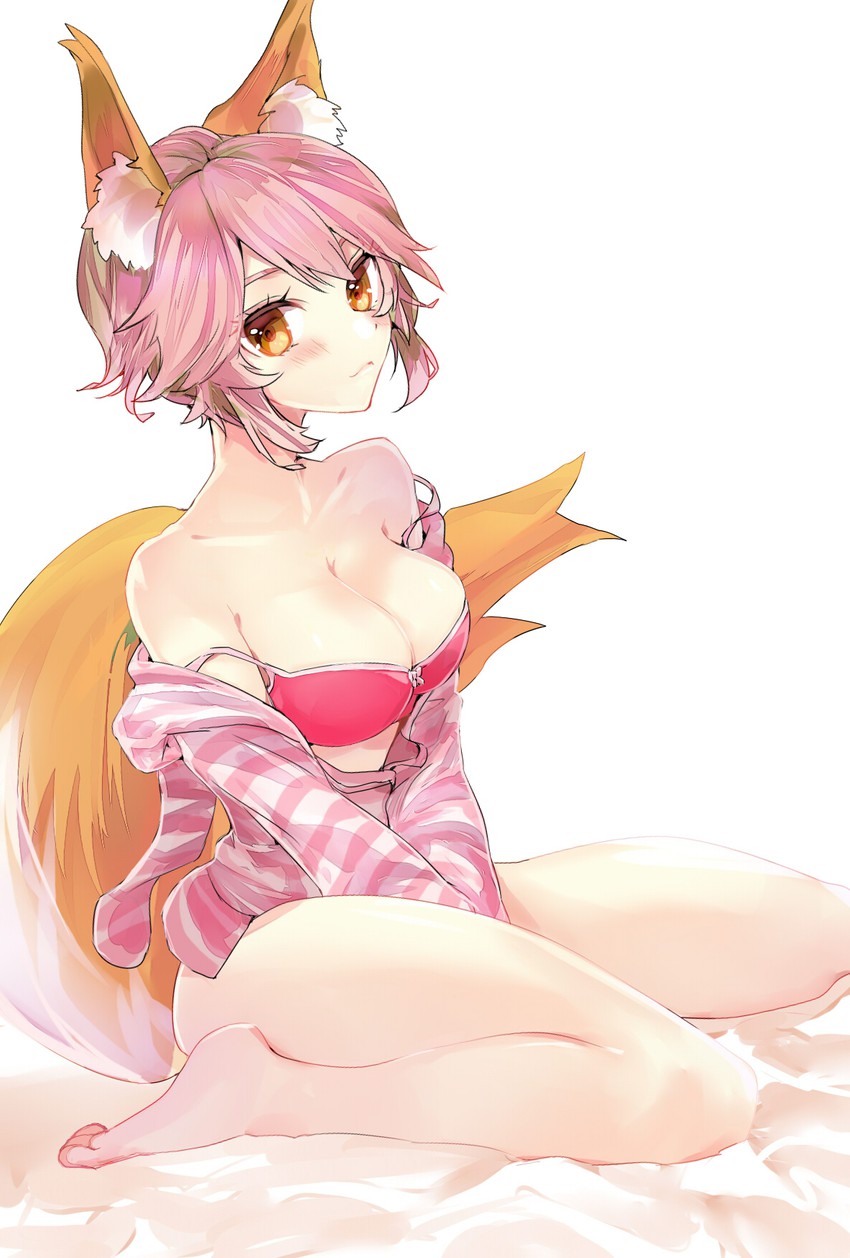 tamamo and tamamo no mae (fate and 1 more) drawn by tomozero