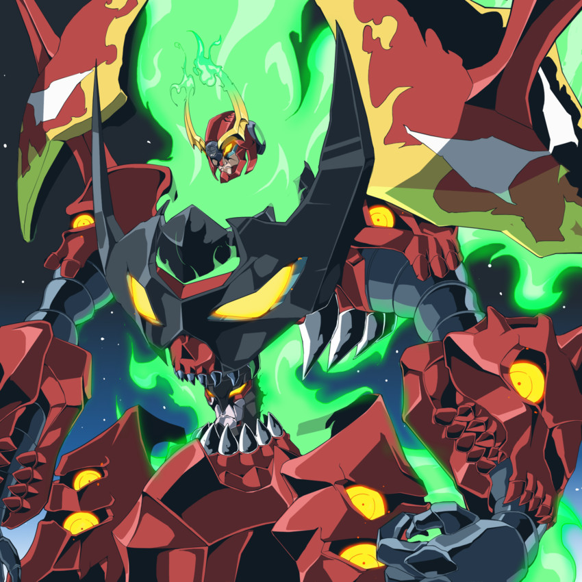 tengen toppa gurren-lagann (tengen toppa gurren lagann) drawn by gamiani_zero