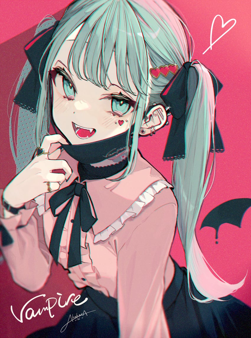 hatsune miku (vocaloid and 1 more) drawn by akakura