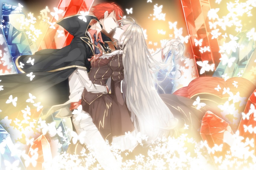 beatrice and ushiromiya battler (umineko no naku koro ni) drawn by buri_(gozare)