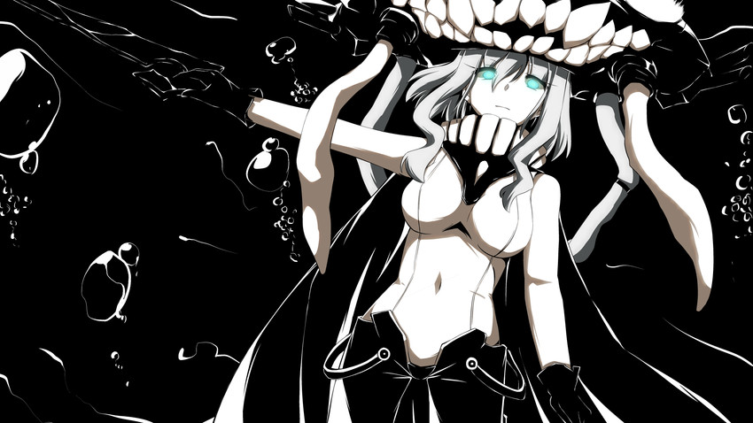 wo-class aircraft carrier (kantai collection) drawn by moja_(moja4192)