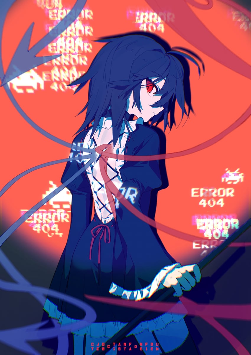 houjuu nue (touhou and 1 more) drawn by violet_(qs312556616)