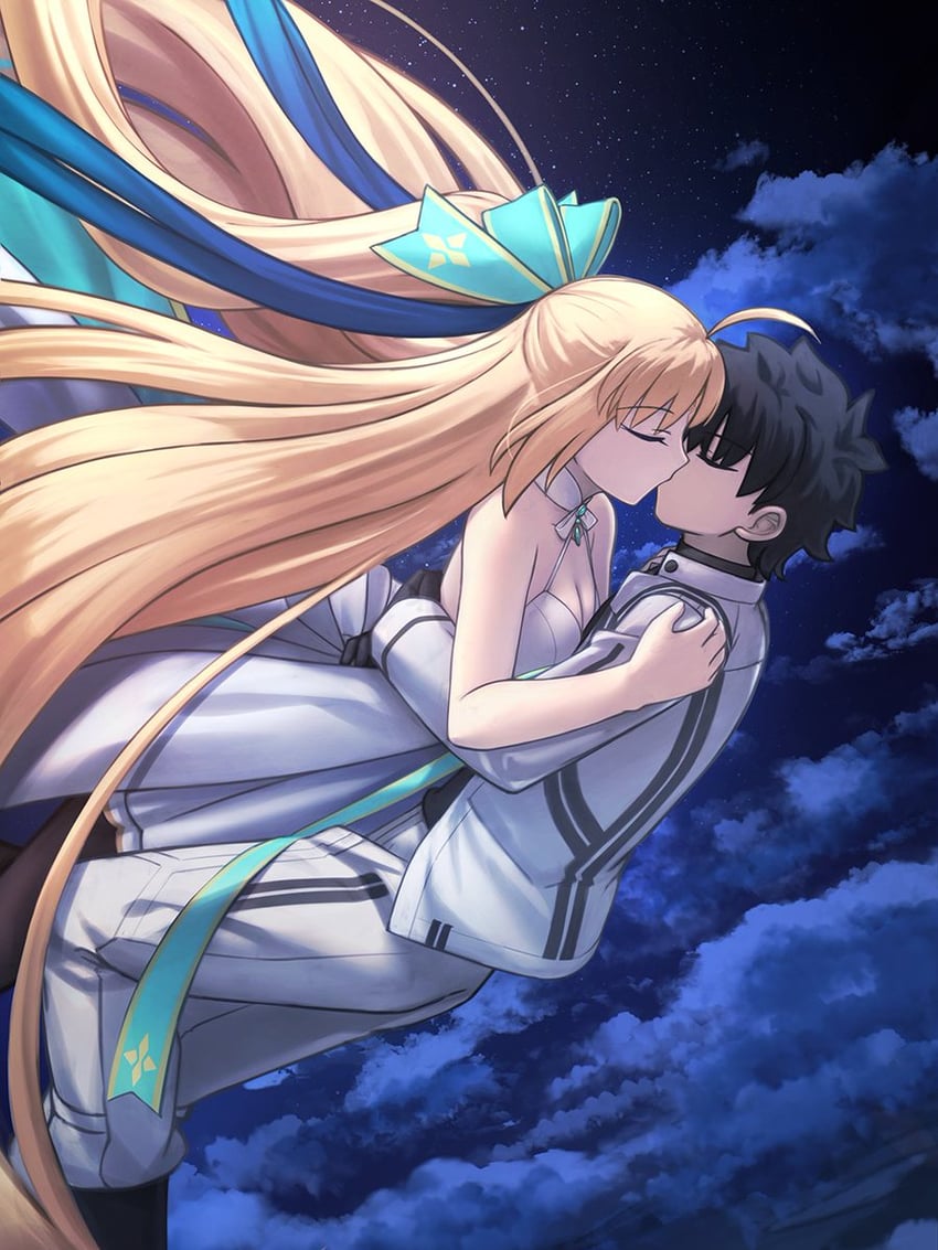 artoria pendragon, fujimaru ritsuka, and artoria caster (fate and 1 more) drawn by shoori_(migiha)