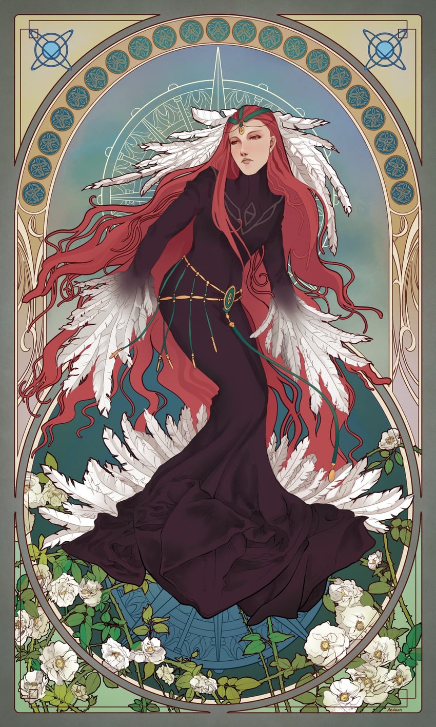 ashera (fire emblem and 1 more) drawn by aevi