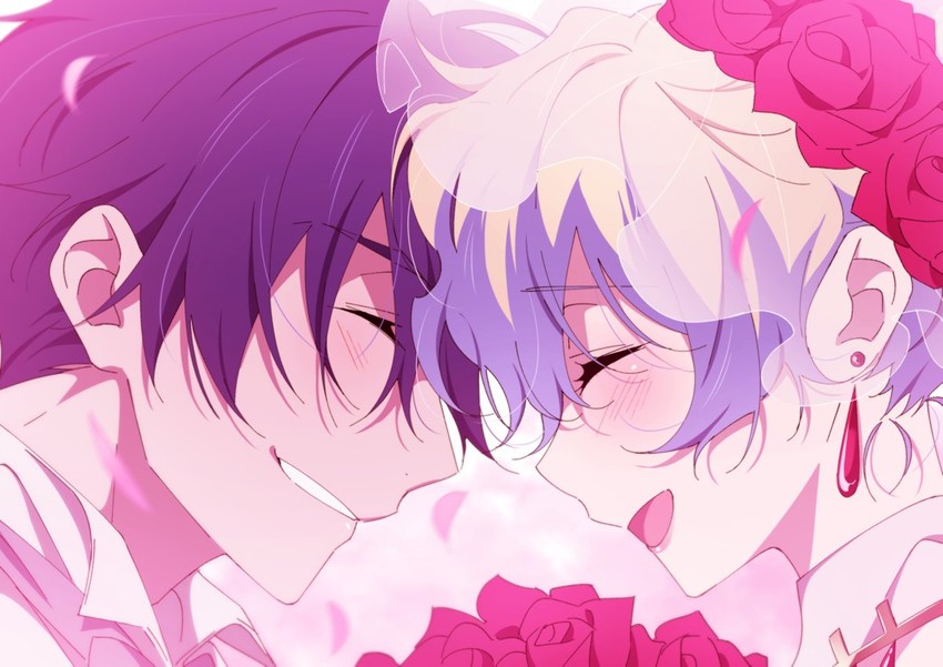 nia teppelin and simon (tengen toppa gurren lagann) drawn by ntend