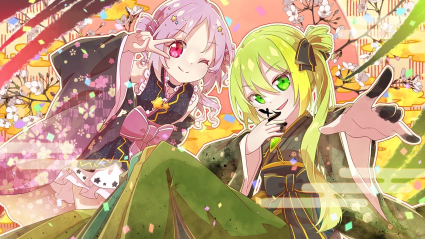 alina gray and misono karin (mahou shoujo madoka magica and 1 more) drawn by megitti