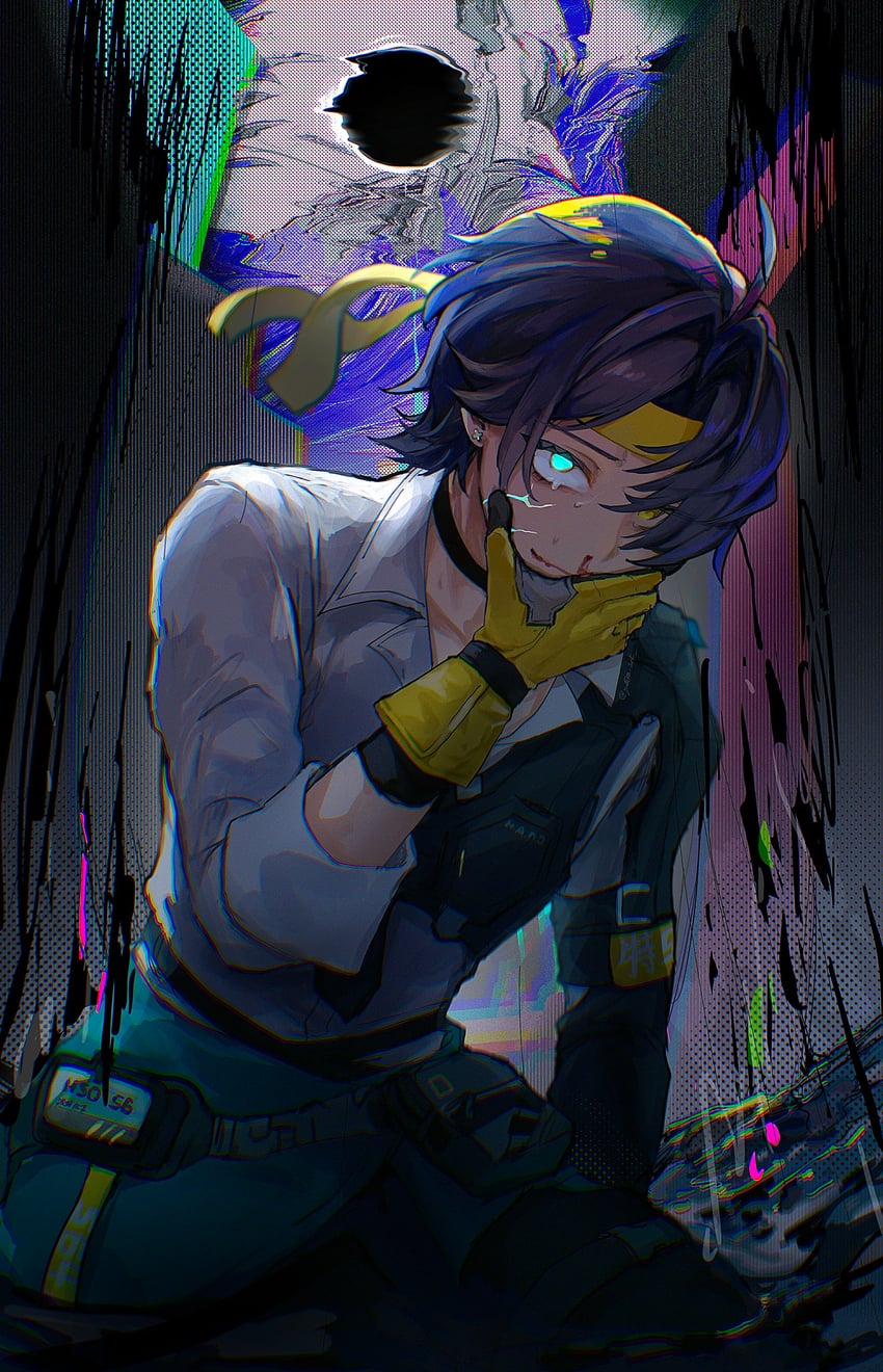 asaba harumasa (zenless zone zero) drawn by shiraki_(y_aira_srk)