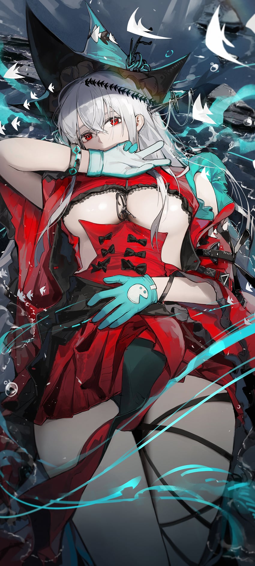 skadi and skadi the corrupting heart (arknights) drawn by yuuki_mix