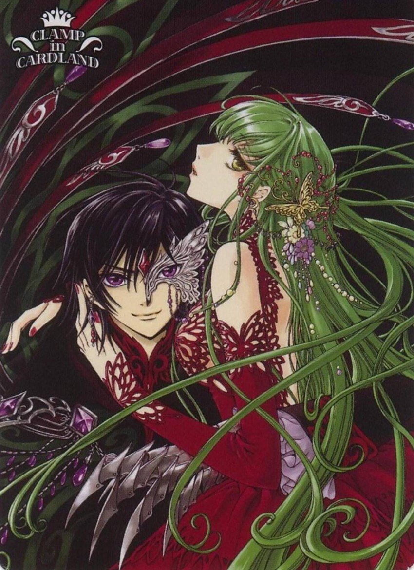 c.c. and lelouch vi britannia (code geass) drawn by clamp_(circle)