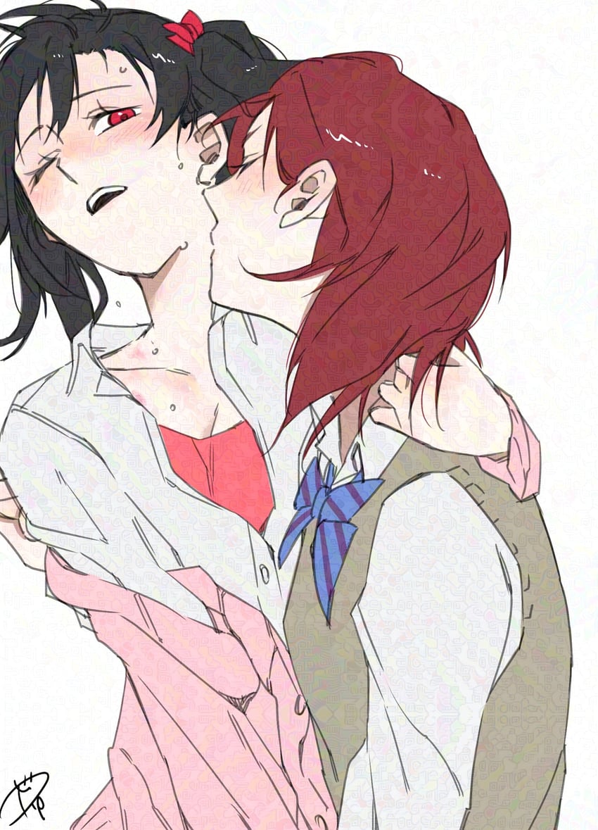 nishikino maki and yazawa nico (love live! and 1 more) drawn by surfacedxxc