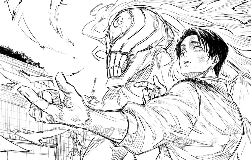 okkotsu yuuta and orimoto rika (jujutsu kaisen) drawn by ot_0210g