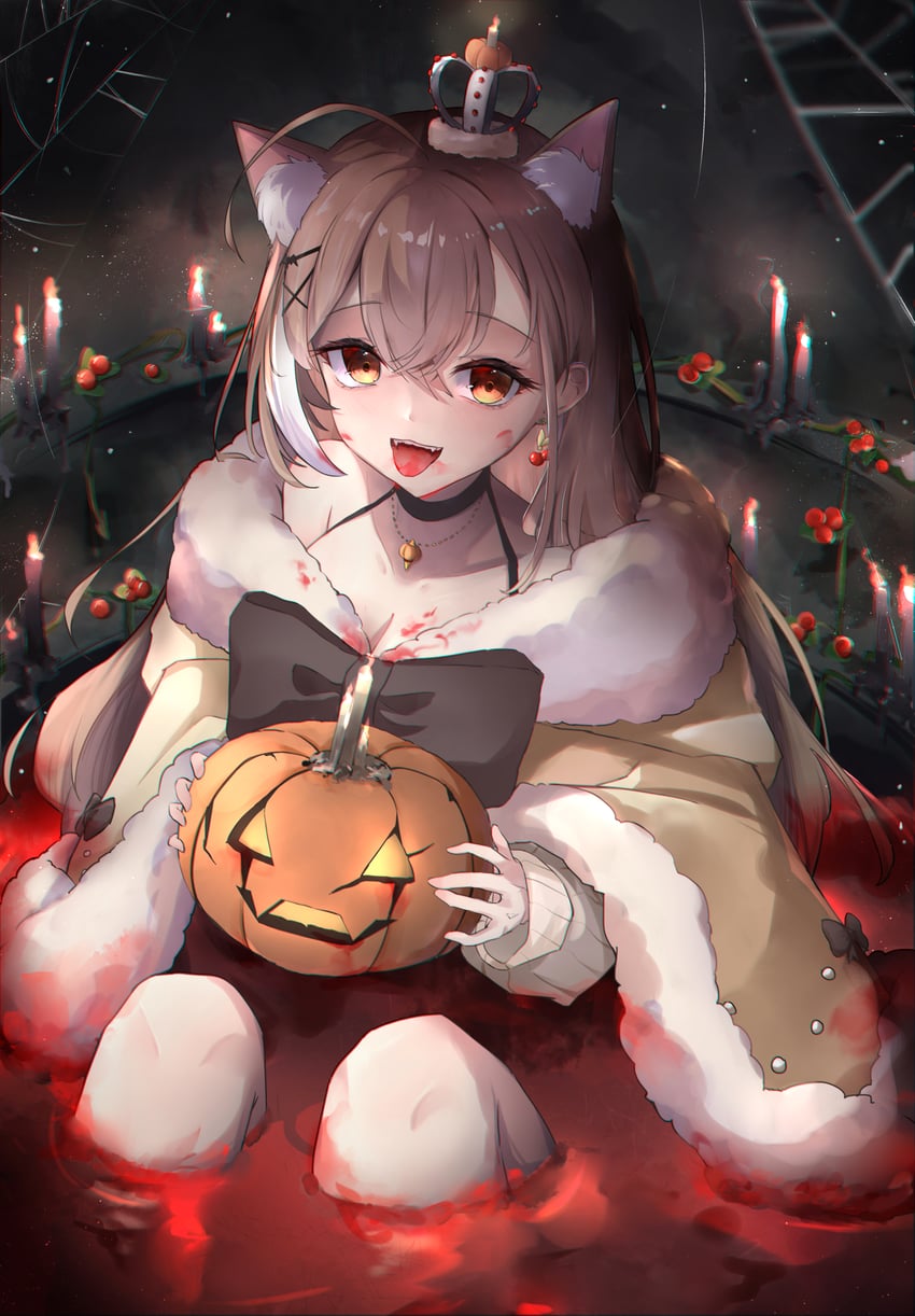 nanashi mumei (hololive and 1 more) drawn by elphe