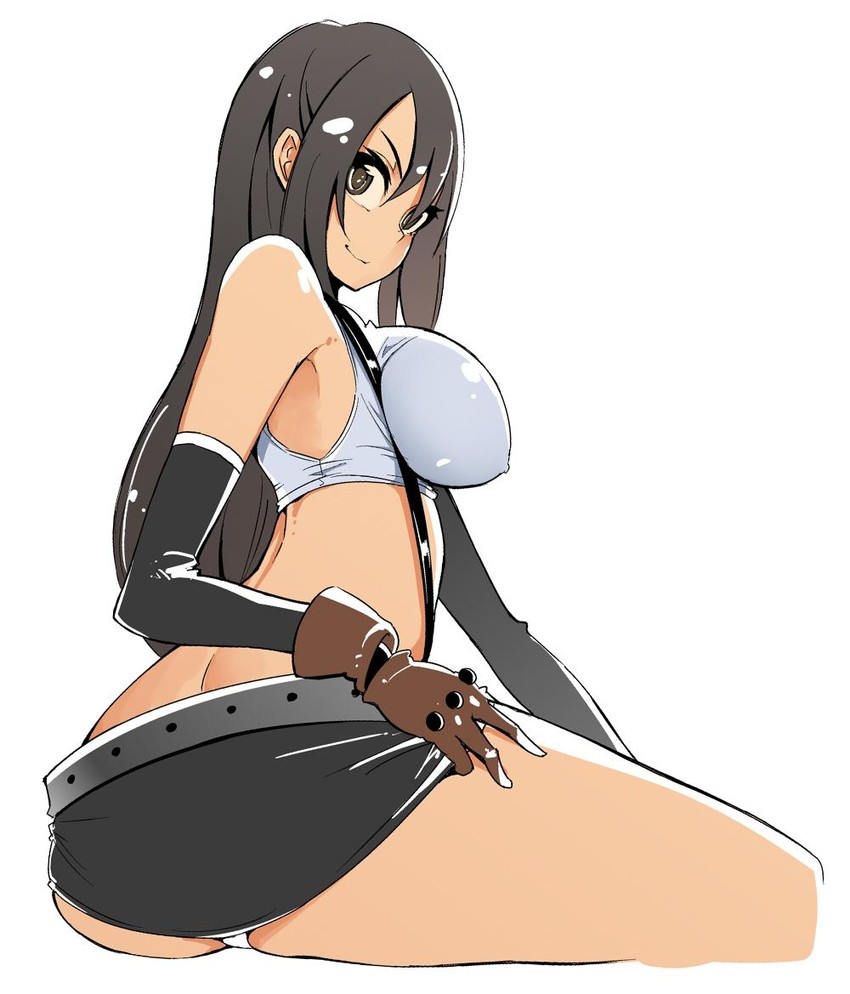 tifa lockhart (final fantasy and 1 more) drawn by nac000