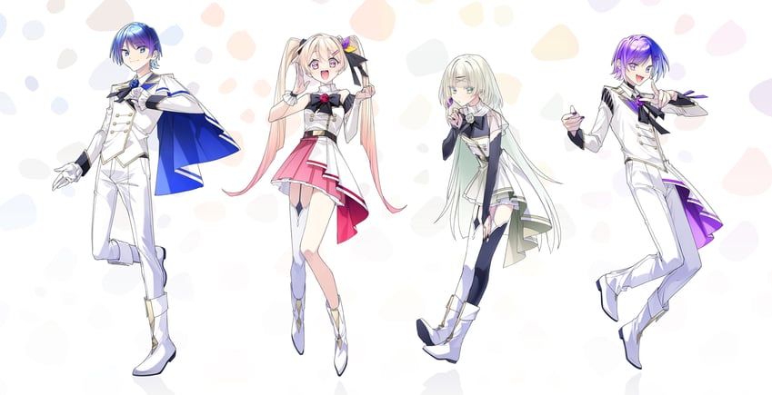 anon., silk, imori yuna, and azuma-kun (ado and 1 more) drawn by rinku_(rin9)