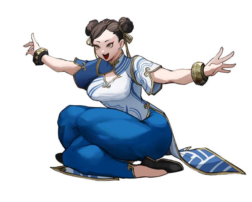 chun-li (street fighter and 1 more) drawn by kyou_(iuciferic)