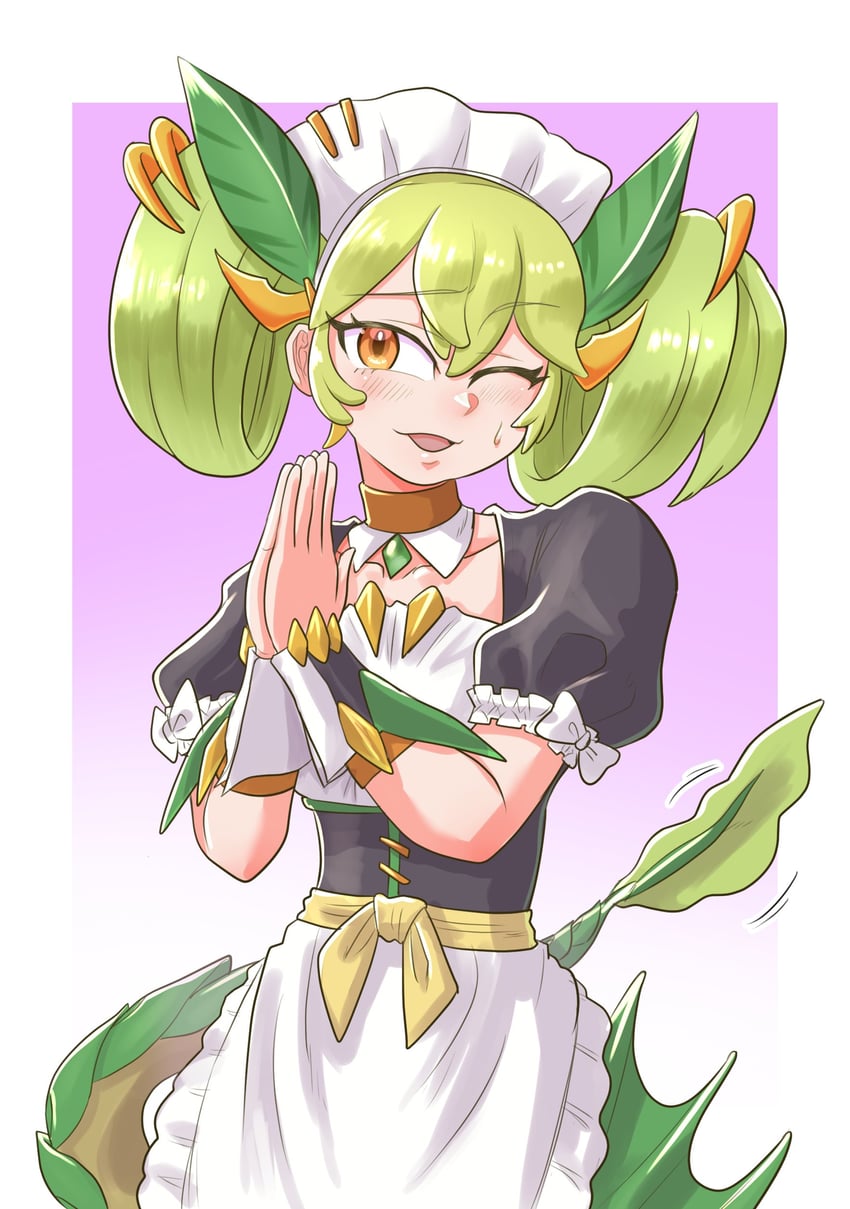 parlor dragonmaid (yu-gi-oh!) drawn by go_madare