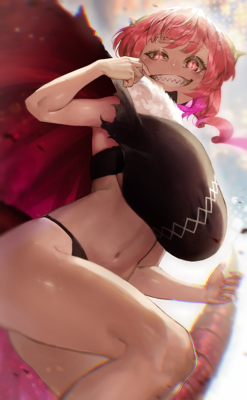 ilulu (kobayashi-san chi no maidragon) drawn by mizuame_(pixiv70466540)
