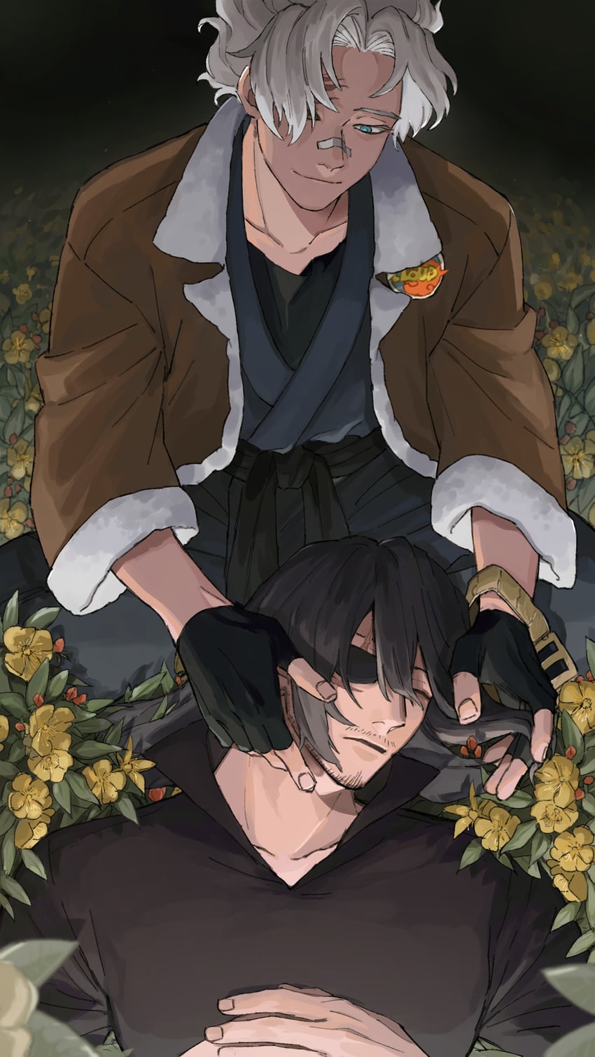 aizawa shota and loud cloud (boku no hero academia) drawn by rnuyvm