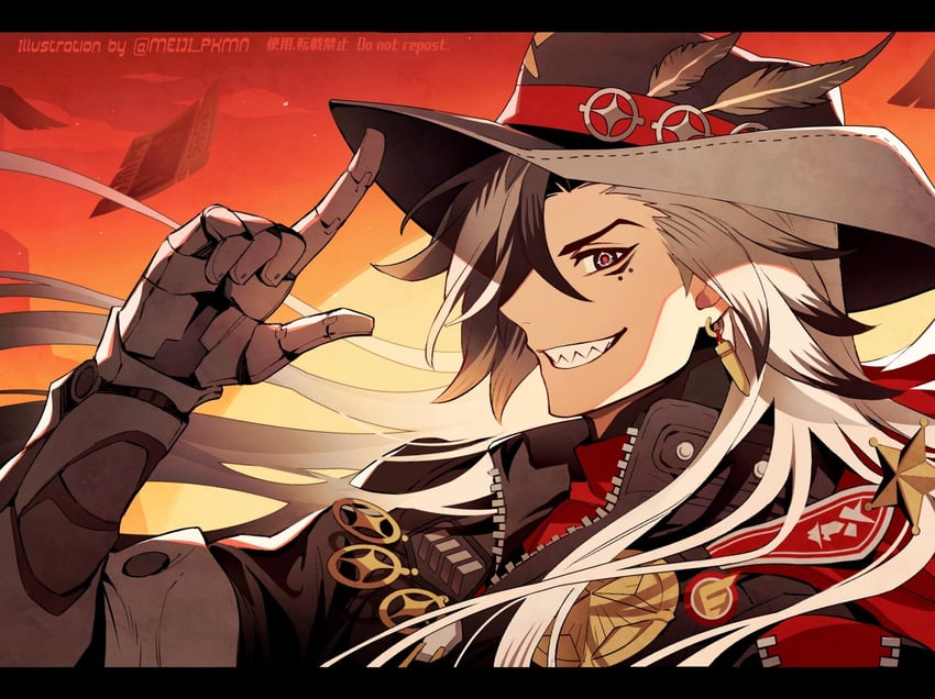 boothill (honkai and 1 more) drawn by meiji_ken