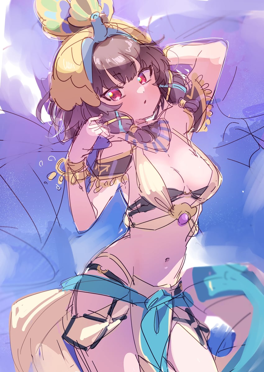 ebony (mahou shoujo madoka magica and 1 more) drawn by serizawa_serizane