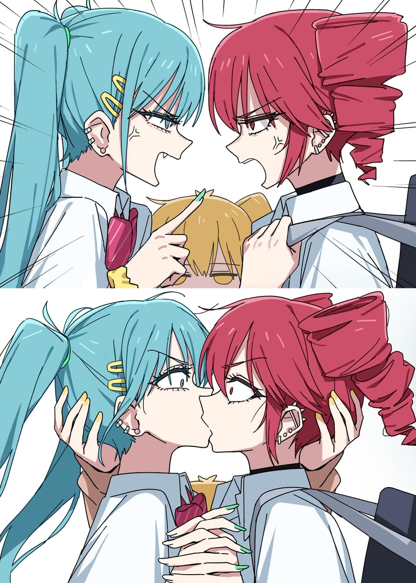 hatsune miku, kasane teto, and akita neru (vocaloid and 2 more) drawn by channel_(caststation)