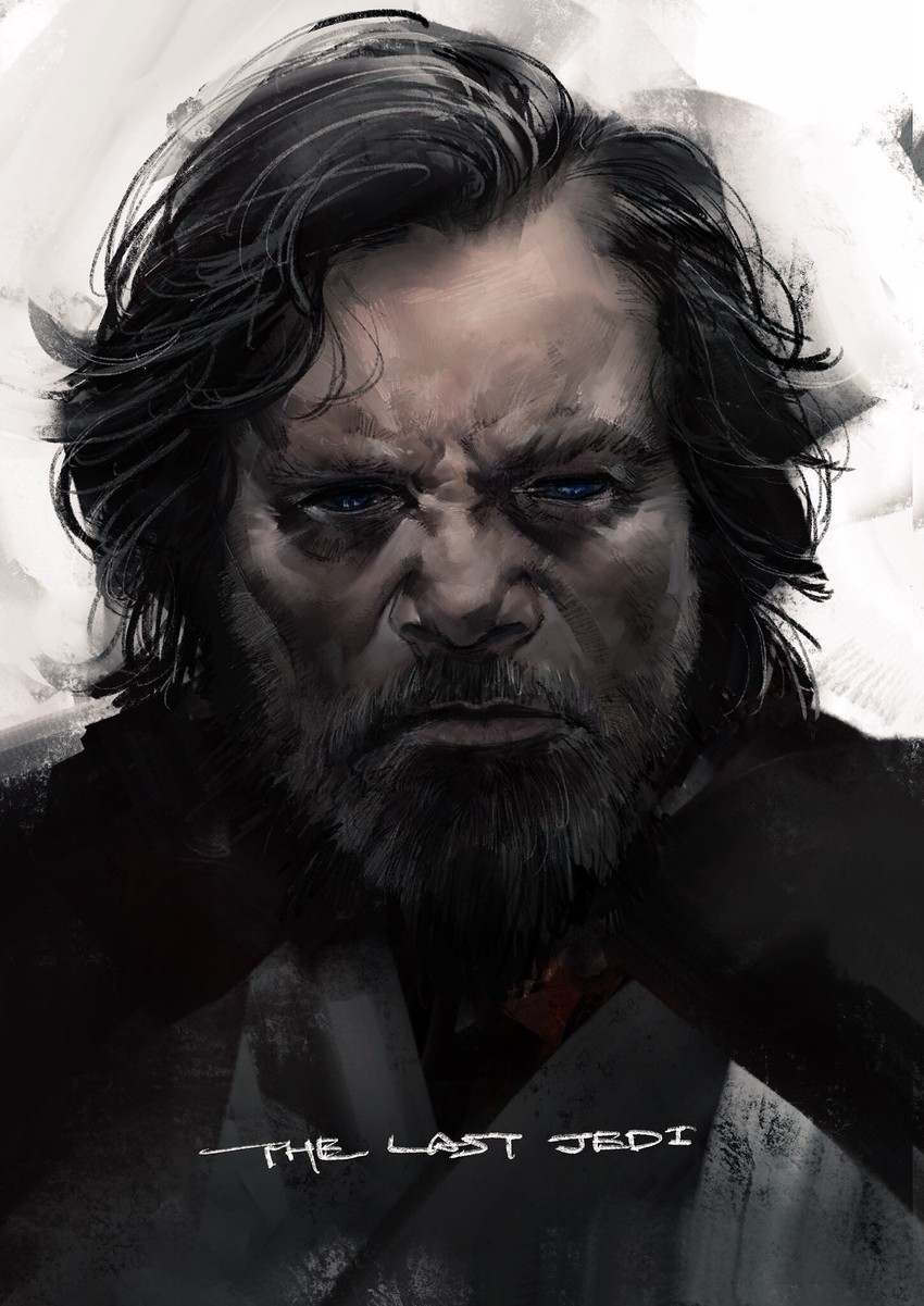 luke skywalker (star wars and 1 more) drawn by atmosgear