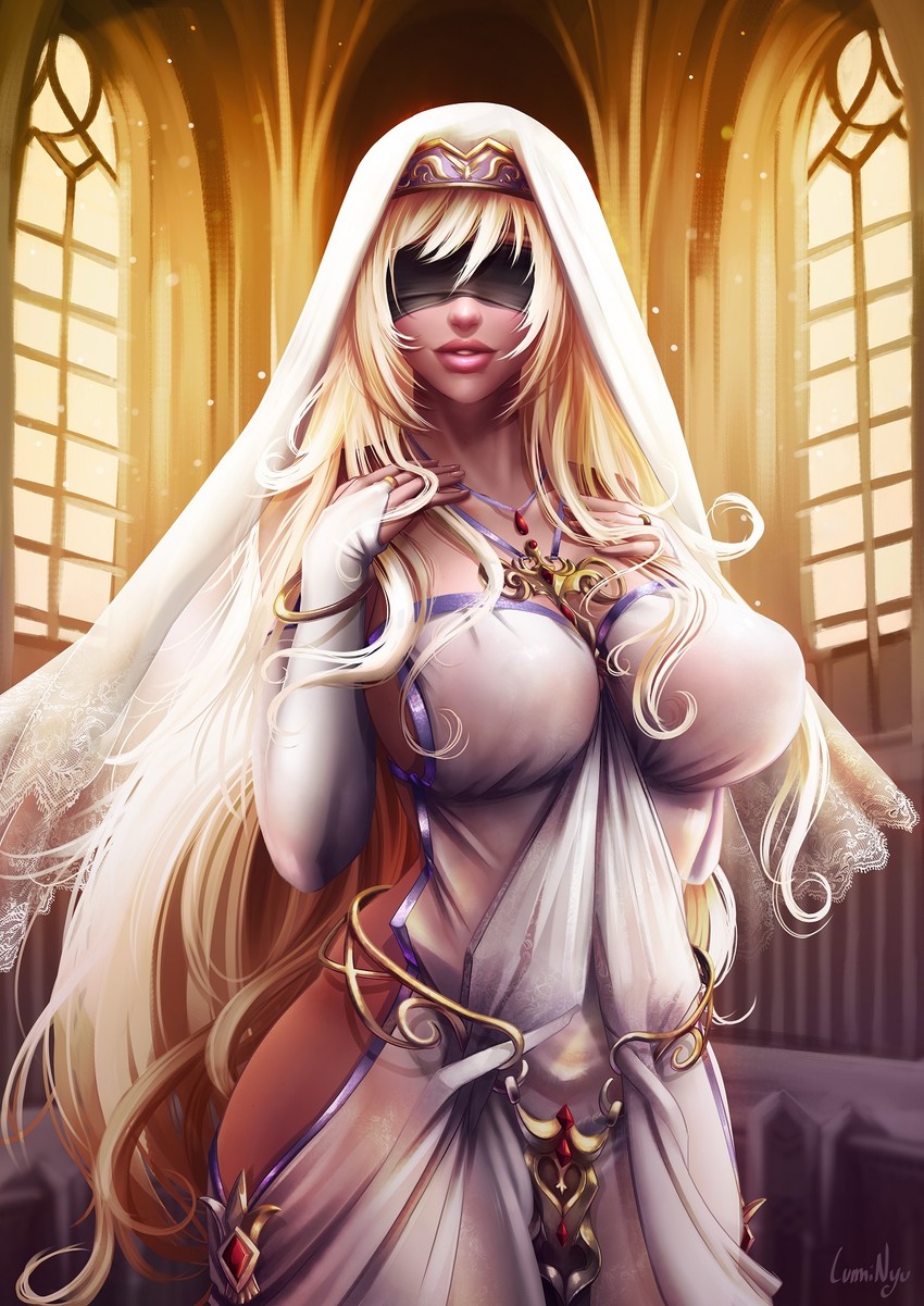 sword maiden (goblin slayer!) drawn by luminyu
