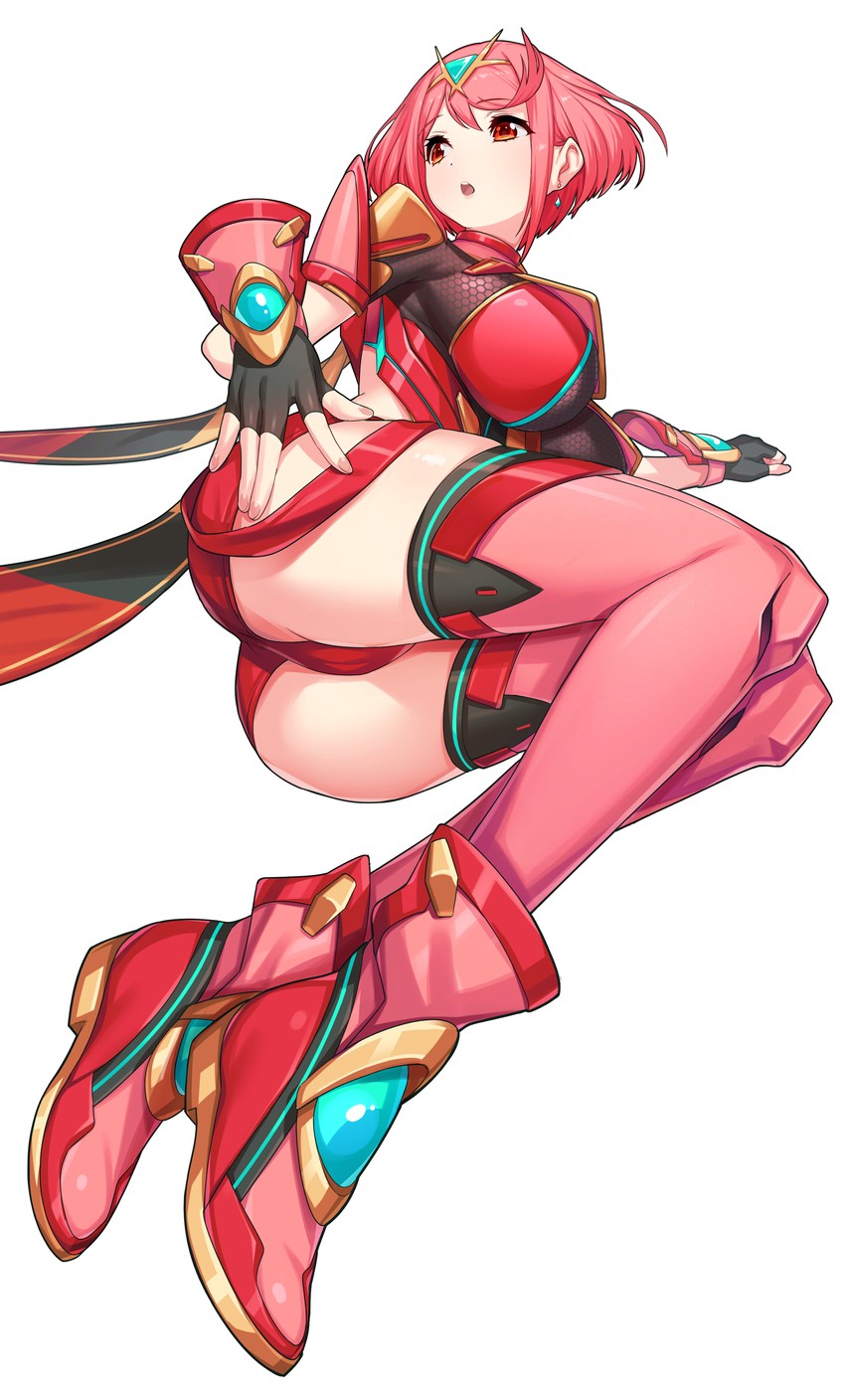 pyra (xenoblade chronicles and 1 more) drawn by green322