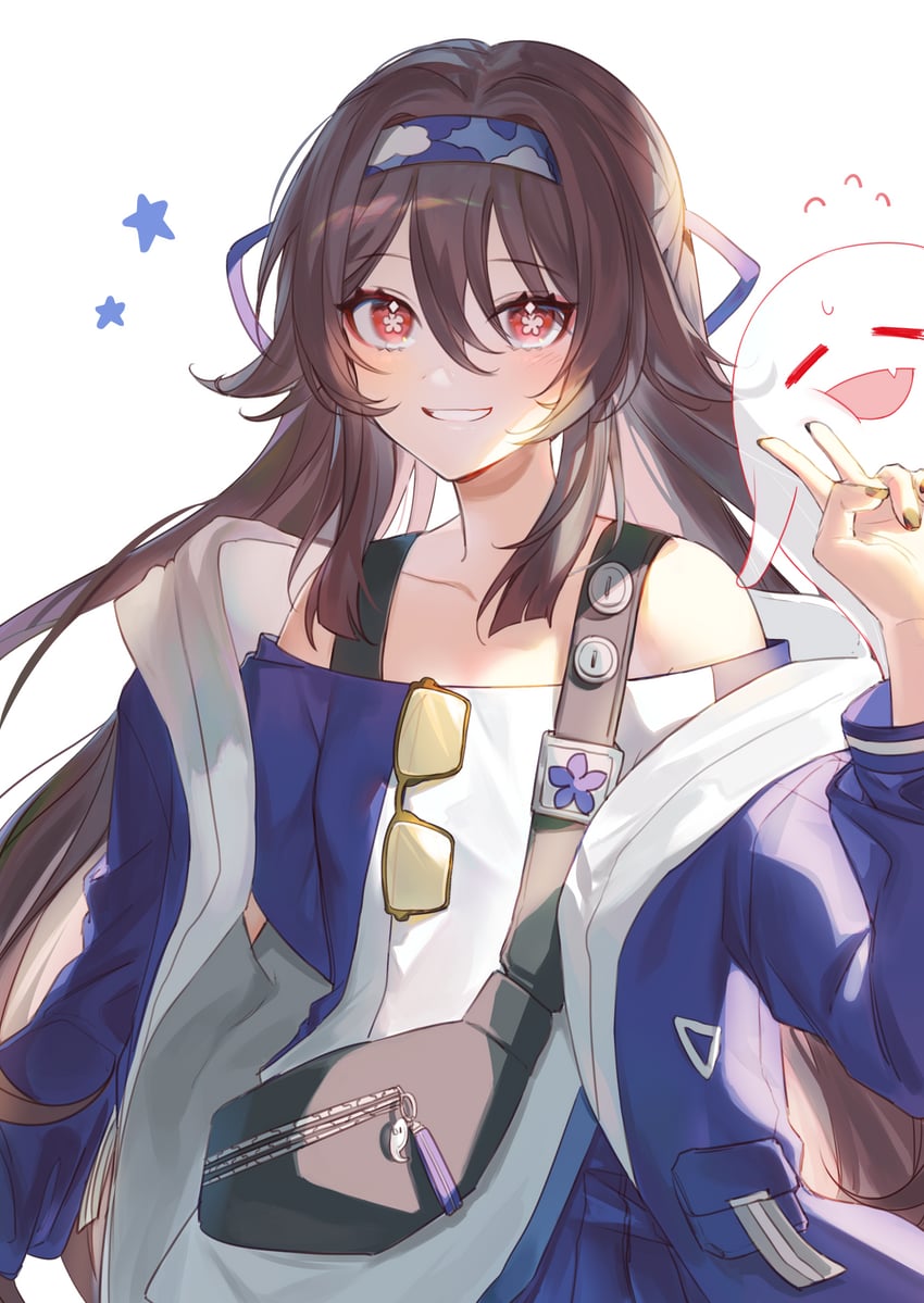 hu tao and boo tao (genshin impact and 1 more) drawn by sp0i0ppp